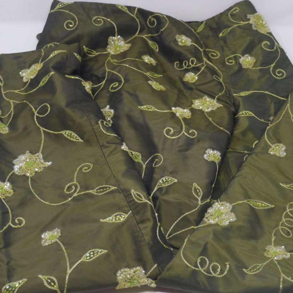 Chetta B Evening Women Silk Pants, Size 12 Petite